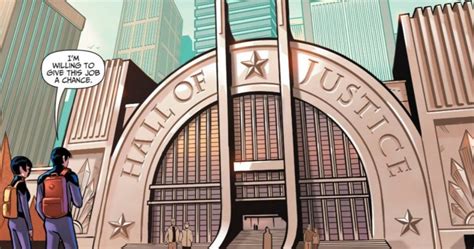 Hall Of Justice .